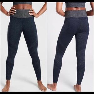 Athleta sparkle tights barely worn.